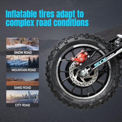 Mini Dirt Bike 58cc 4-Stroke Gas Pocket Motorbike with Disc Brakes H8184