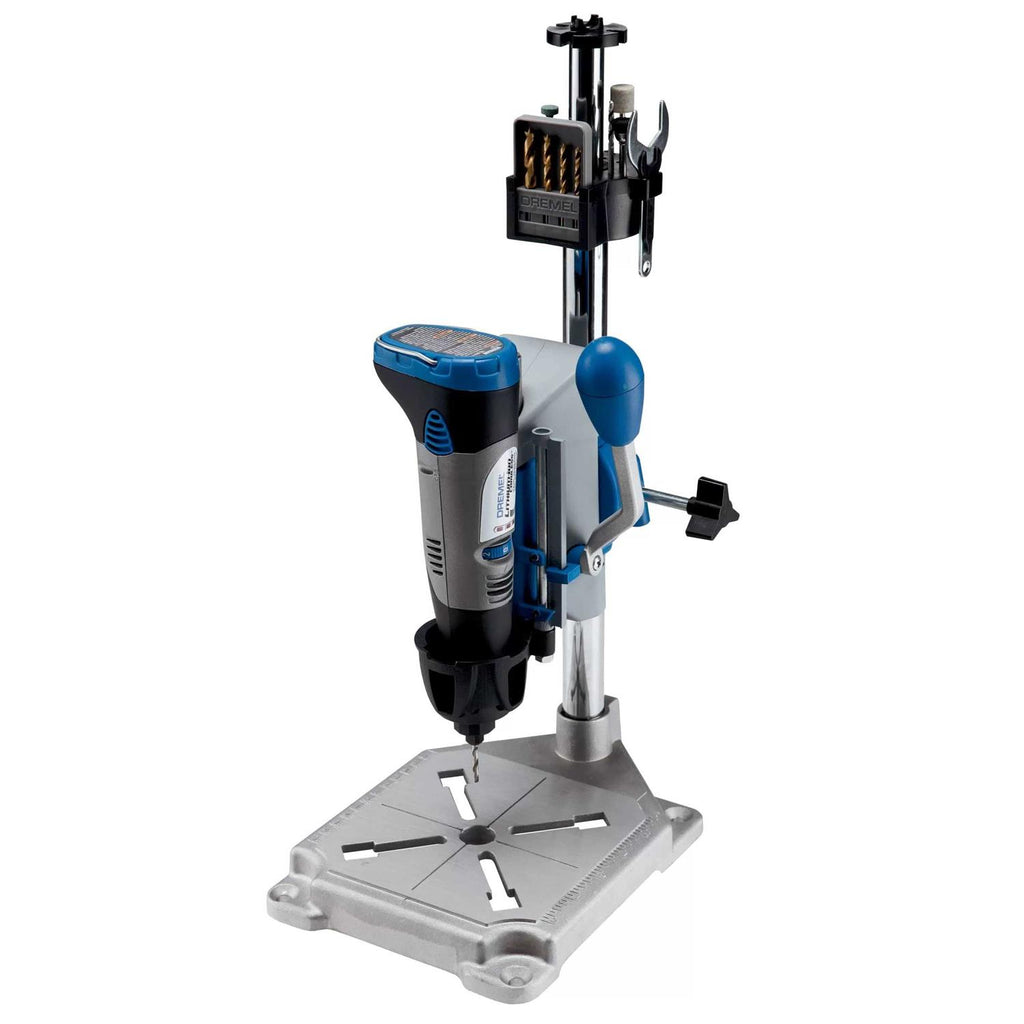 Drill Press Rotary Tool Workstation Stand with Wrench A89158