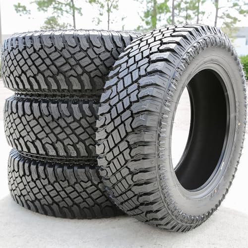 35X12.50R20LT All-Terrain Mud Light Truck Radial Tire Black Side Wall D83037