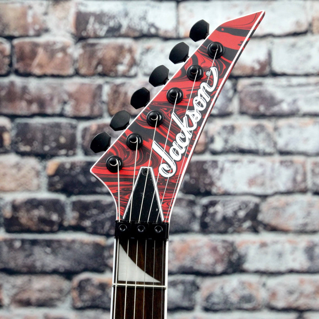 Satin Red Swirl Electric Guitar S6001