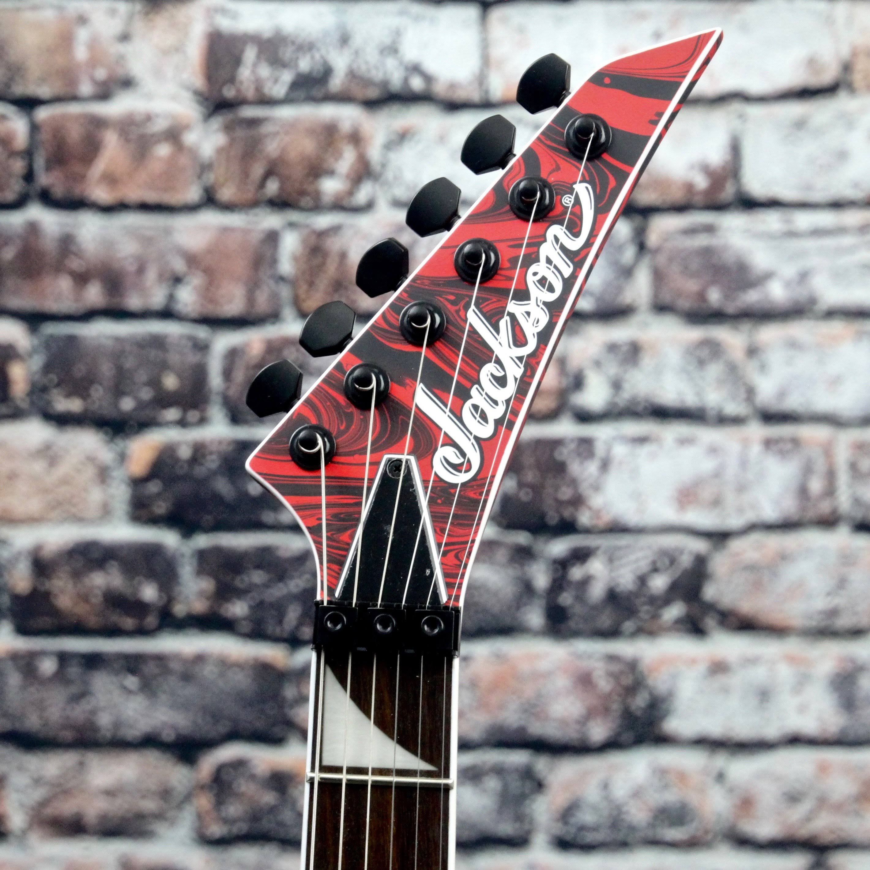 Satin Red Swirl Electric Guitar S6001