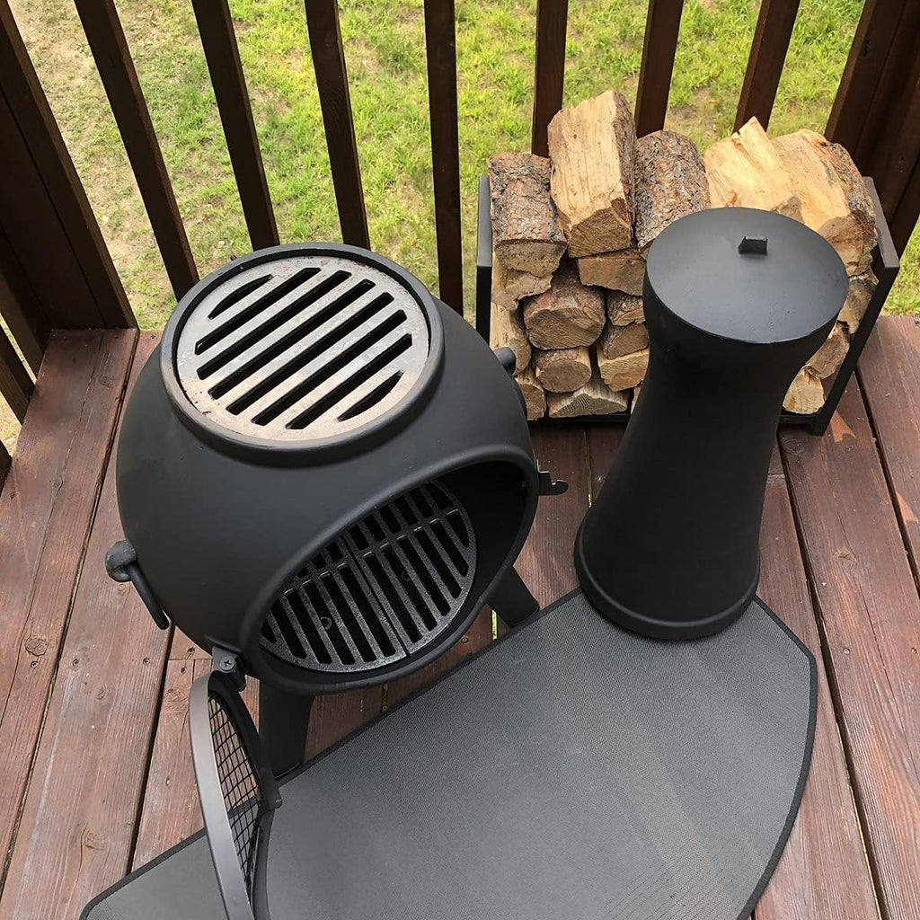 Outdoor Wood Burning Chiminea Fireplace A902