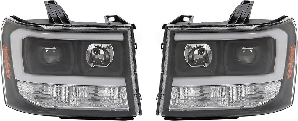 Clear Lens Black Housing LED Projector Headlights H1135