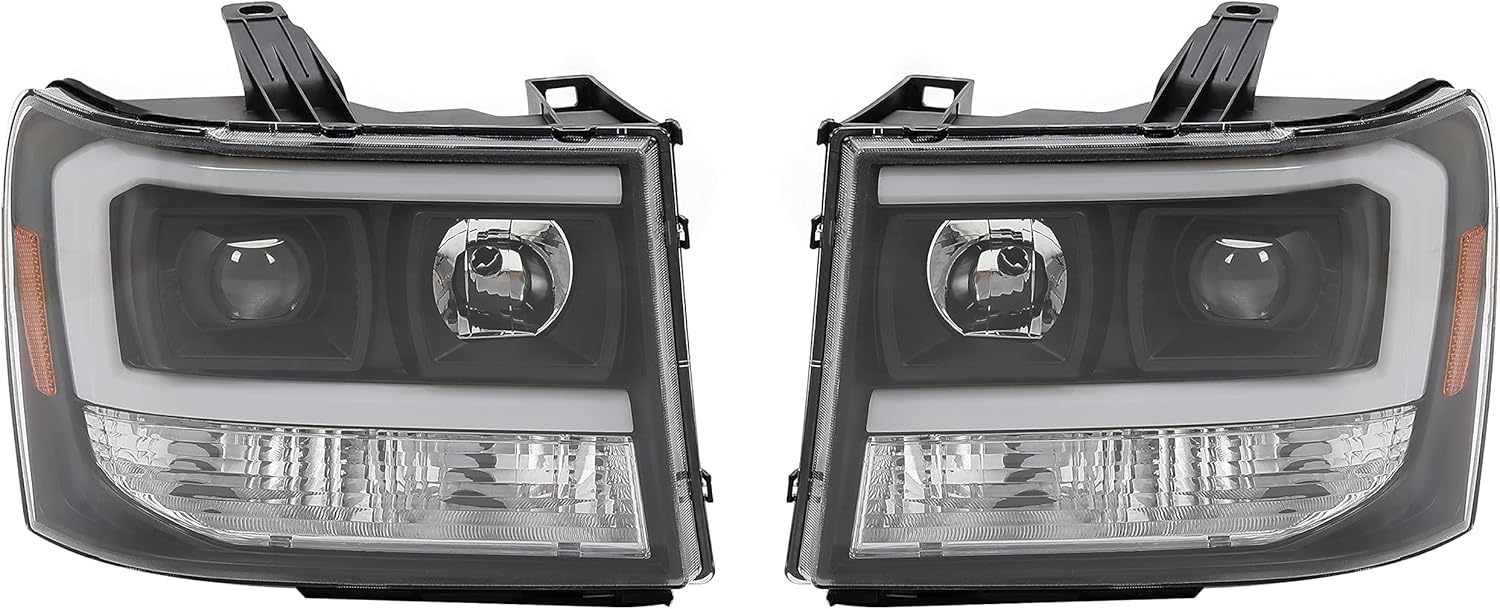 Clear Lens Black Housing LED Projector Headlights H1135