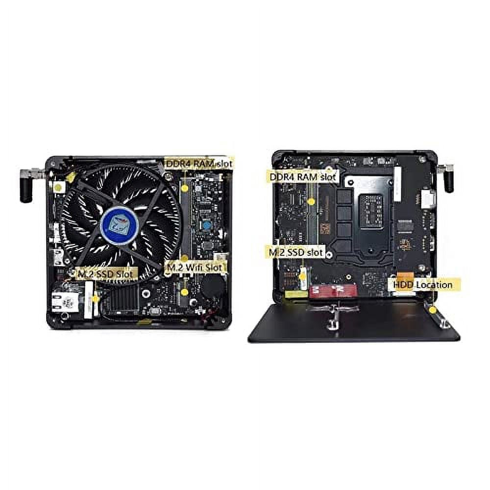 Mini PC Core i9 9880H UHD Graphics 630 Windows 10 Pro DDR4 32GB RAM 512GB NVME SSD 2 Gigabit Ethernet M67606