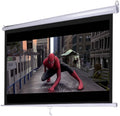 100" 16:9 Manual Pull Down Projector Screen 87"x 49" HD 1.3 Gain U8674