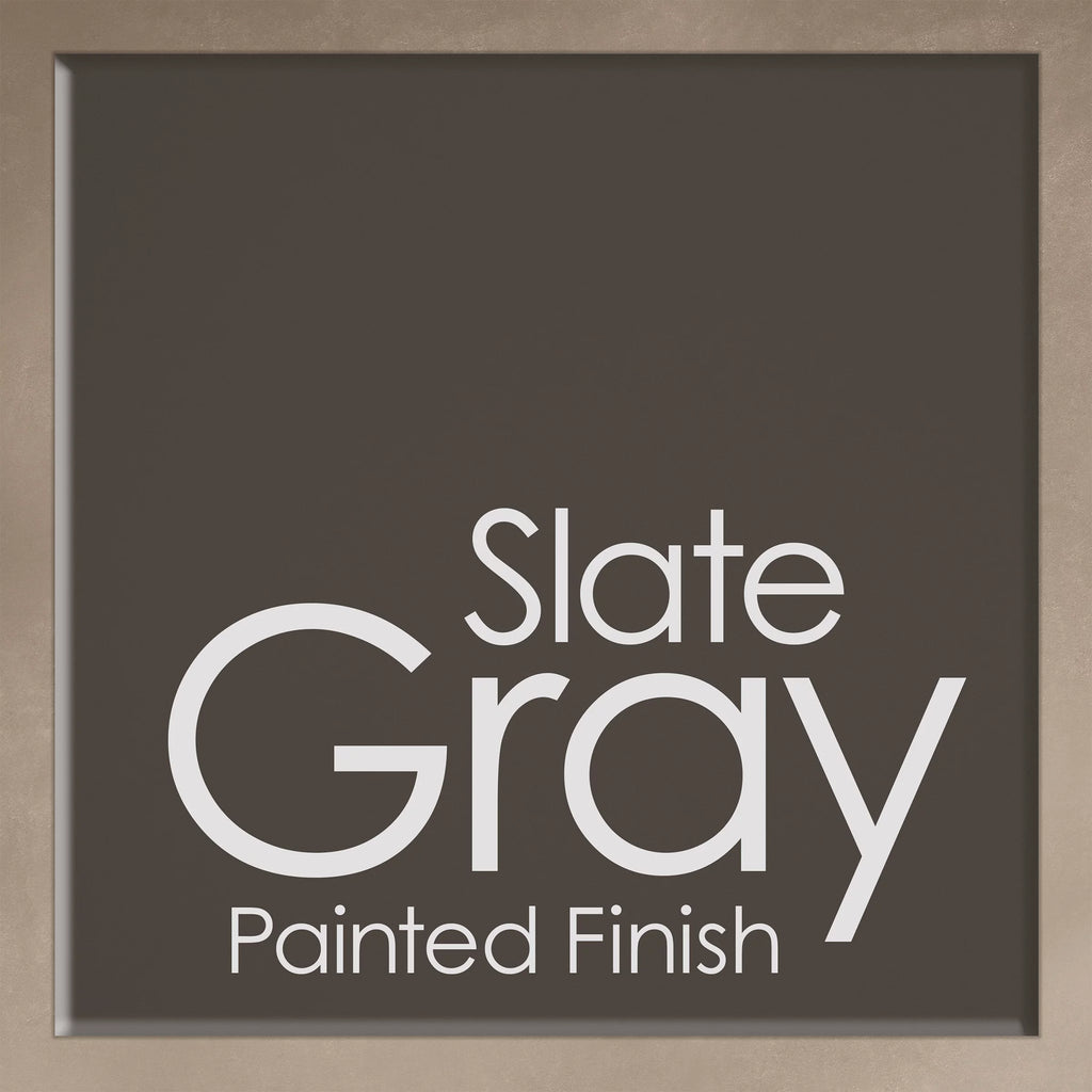 Slate Gray 5 Tier Leaning Bookshelf Z215384