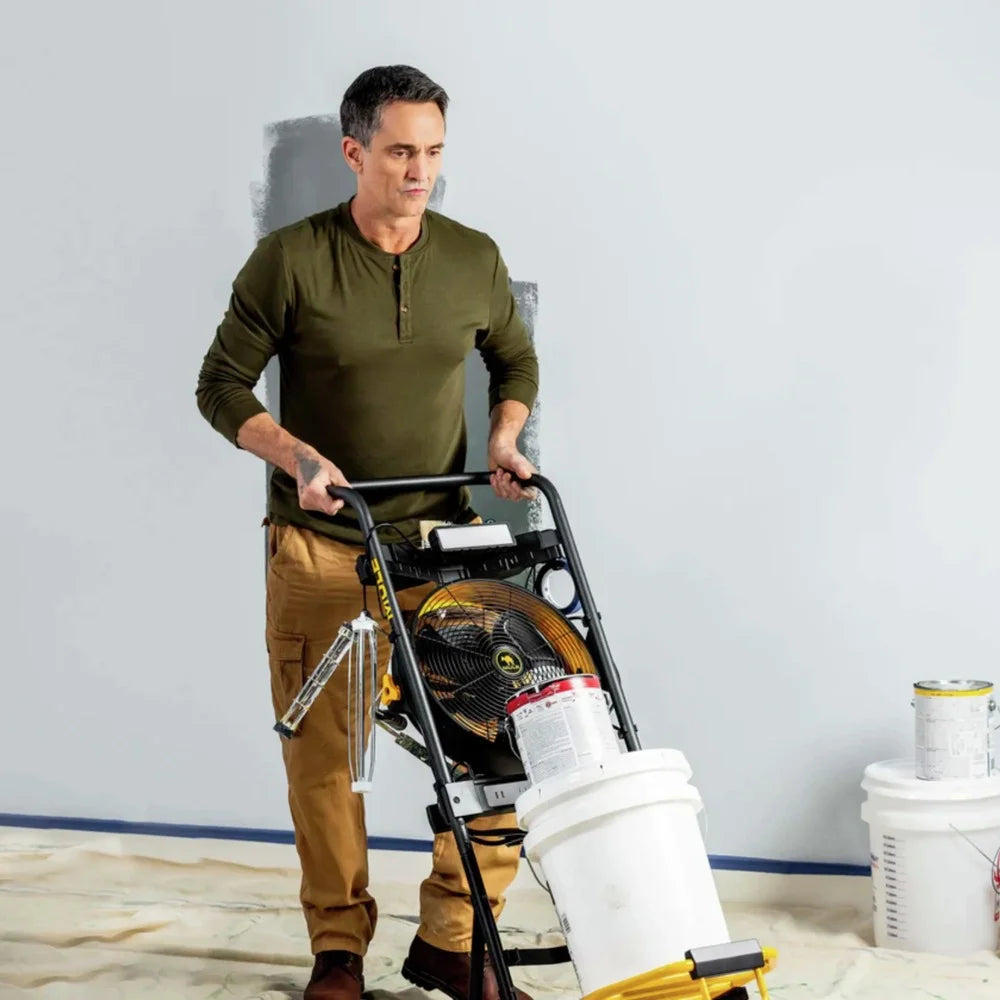 Hand Truck 5-in-1 Mobile Workshop with Integrated 3-Speed Fan and LED Light A41789