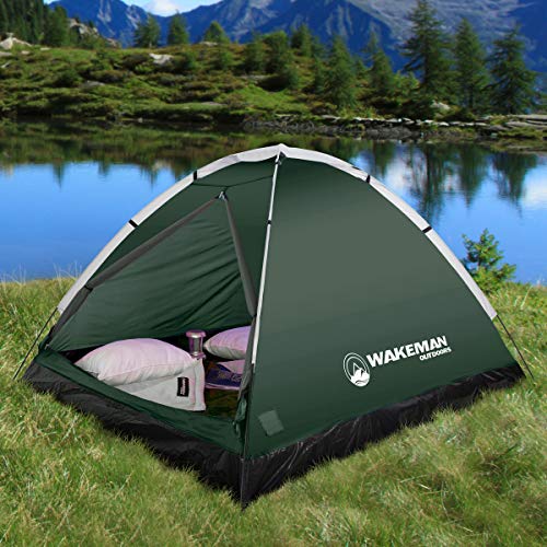 2 Person Camping Tent with Rain Fly and Carrying Bag Y9751