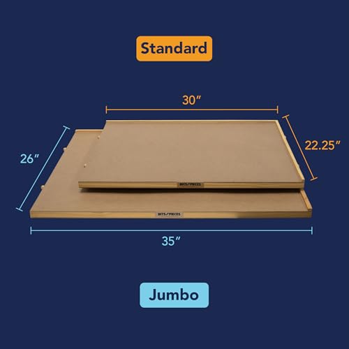 Puzzle Board with Drawers – 1000 Piece Wooden Puzzle Board with Sorting Trays C4452