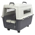 Plastic Rolling Wire Door Travel Dog Crate A683
