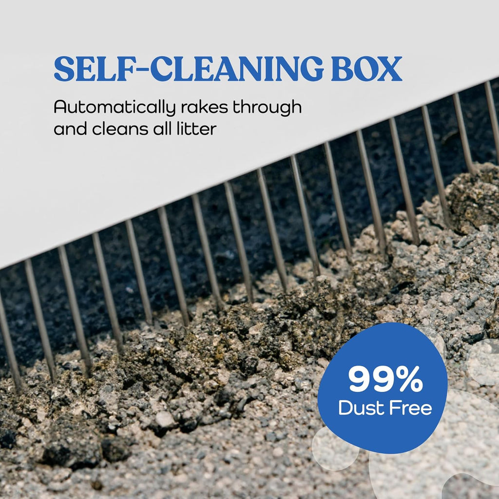 Automatic Self Cleaning Cat Litter Box with Odor Eliminator E298
