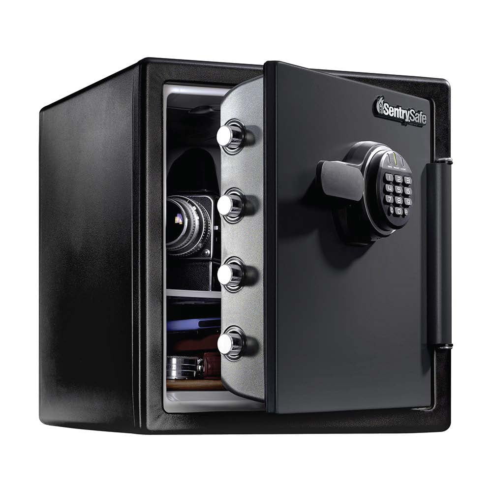 Water and Fire Resistant Safe with Digital Keypad Lock, 1.23 Cu. ft. B797543