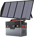 700W 606Wh Portable Power Station with 140W Foldable Solar Panel J174390