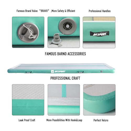 Inflatable Gymnastics Air Mat Tumble Track with Air Pump R10765