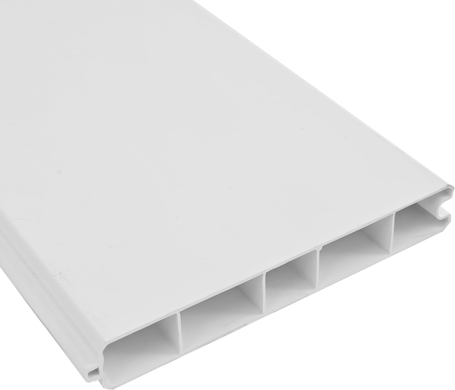 White Vinyl Fence Panels Set of 2 Pcs V7987