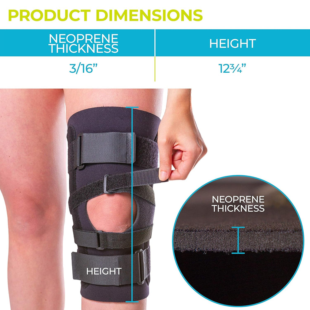 J Patella Knee Brace with Support Straps (Large) G16667