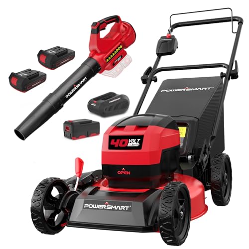 40V 17" Cordless Electric Lawn Mower with 4.0Ah Battery & Charger V89348
