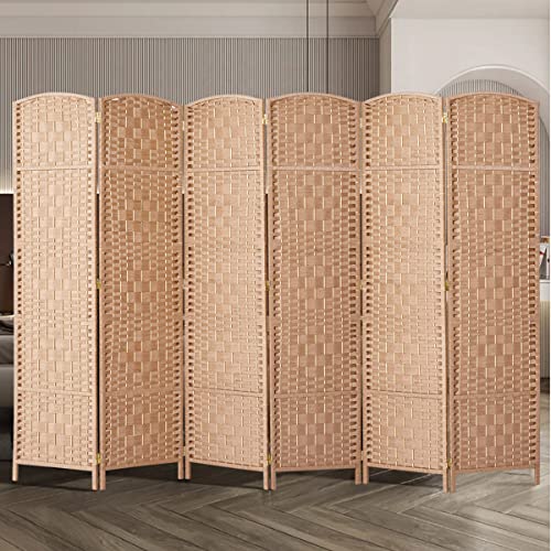 Light Beige 8 Panel Room Divider T84754