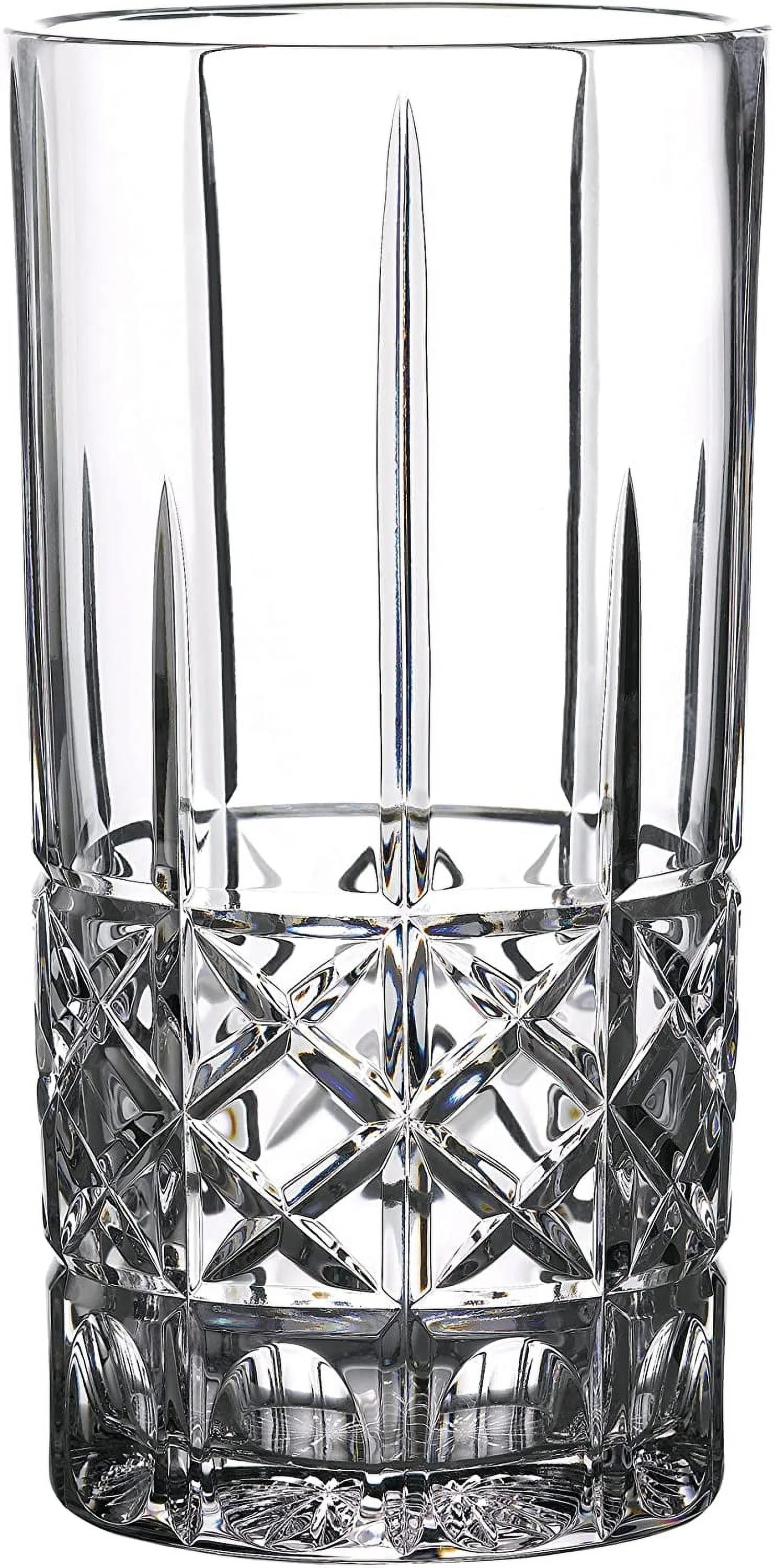 Clear Crystalline Vase 9 inches L1982
