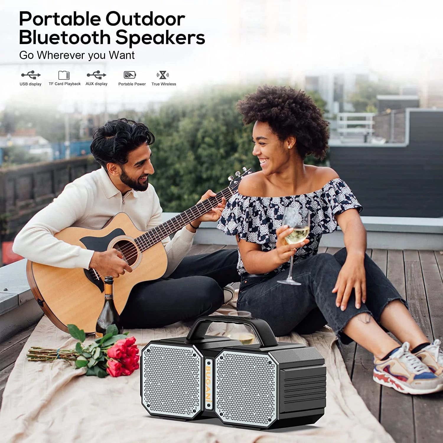Black Bluetooth Speaker A2809