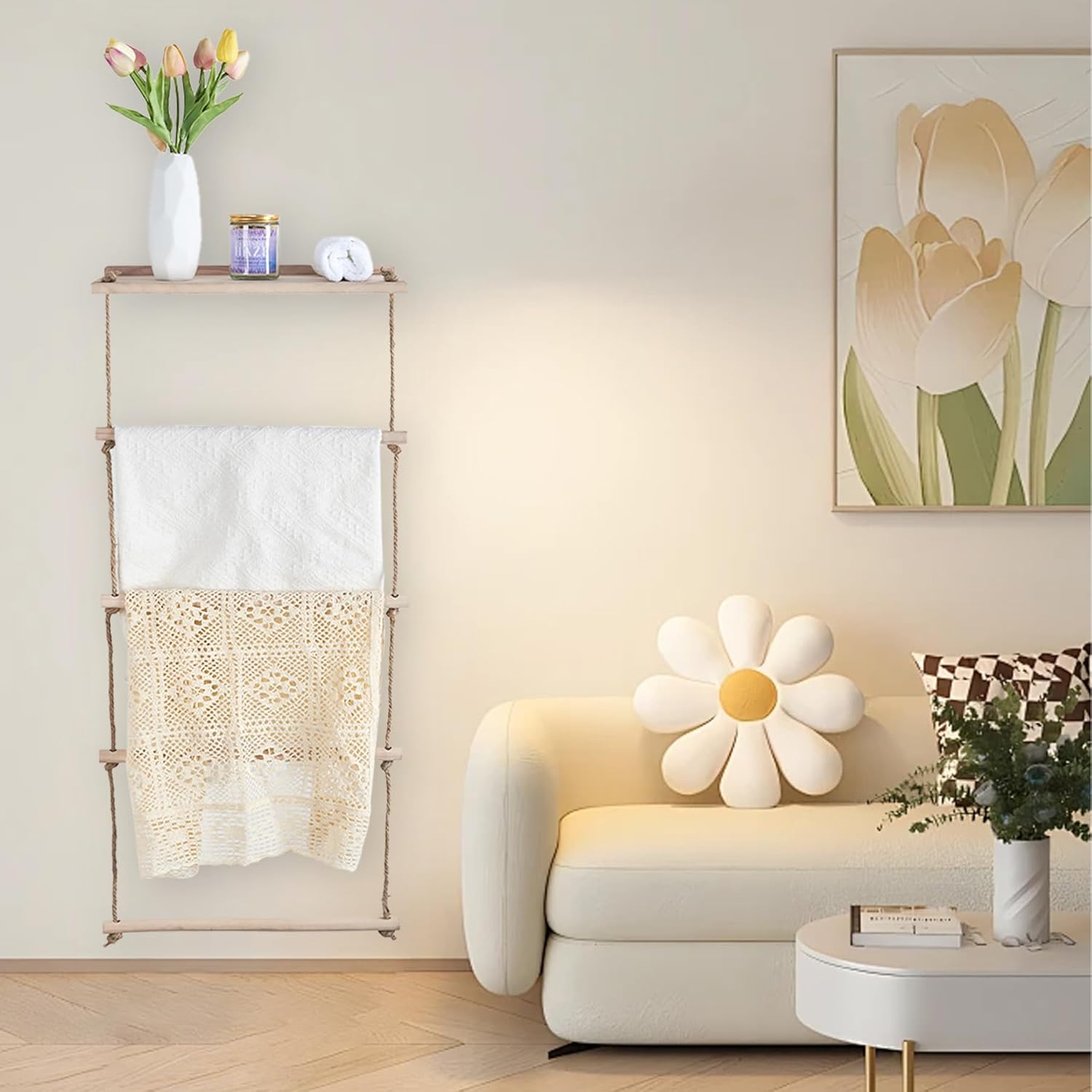 Wooden Blanket Ladder T2511