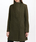 Asymmetrical Boucle Walker Coat Y988614