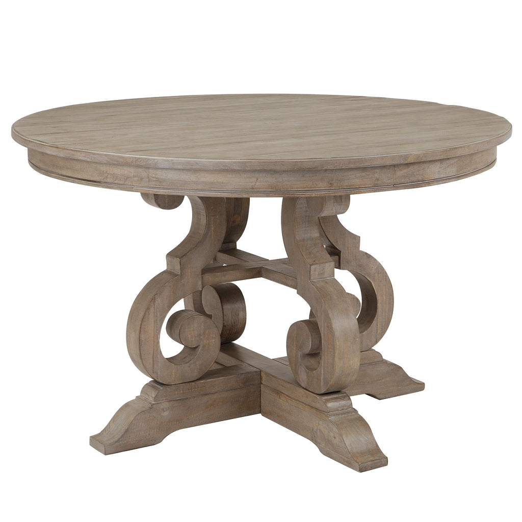 Dove Tail Grey Round Dining Table Z190700