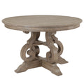 Dove Tail Grey Round Dining Table Z190700