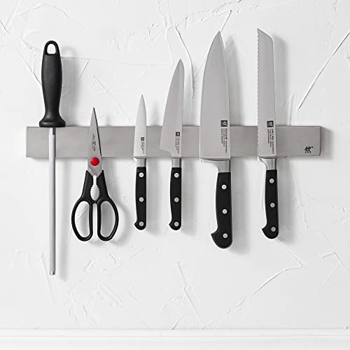 7-Piece German Knife Set with Stainless Magnetic Knife Bar J234