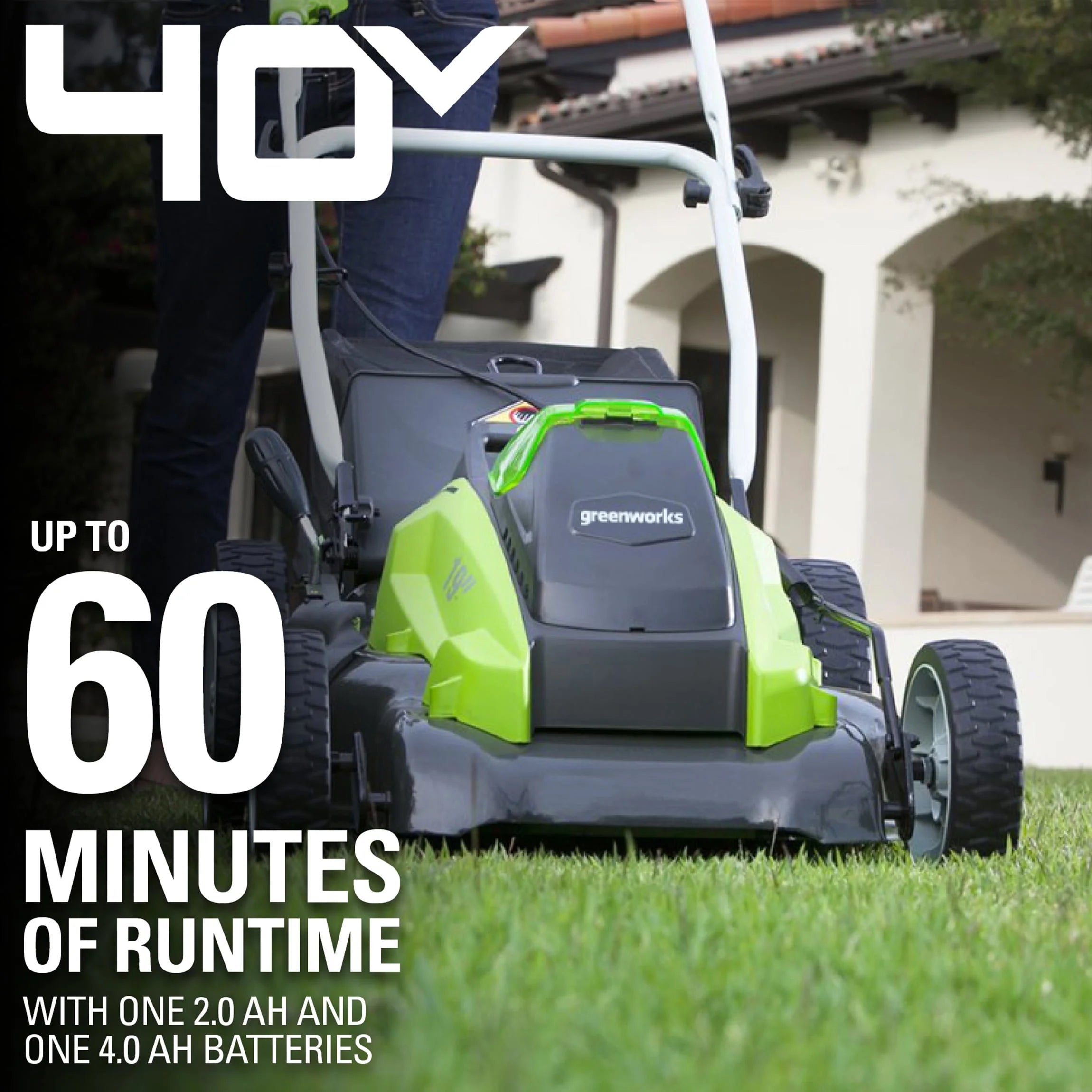 40V Brushless Walk-Behind Lawn Mower with 4.0 Ah Battery & Charger H88441