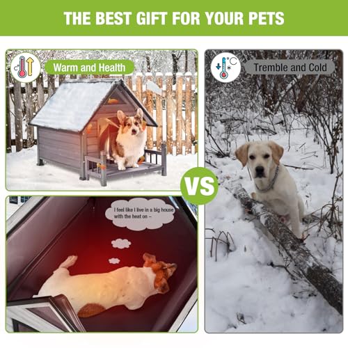 Insulated Dog Kennel with Metal Frame R94294