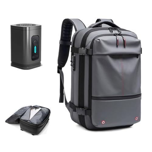 60L Expandable Water Resistant Backpack (Grey) V646