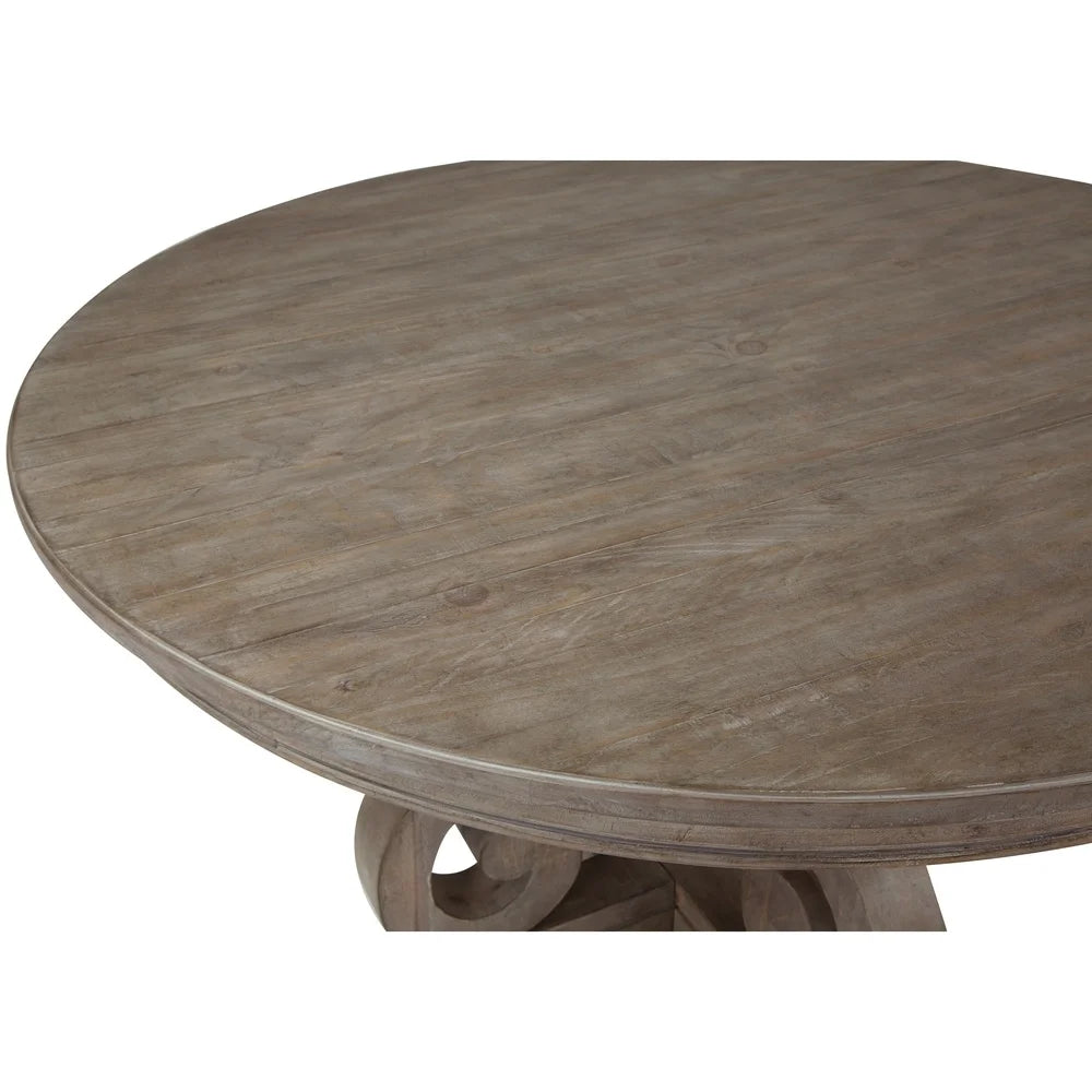 Dove Tail Grey Round Dining Table Z190700
