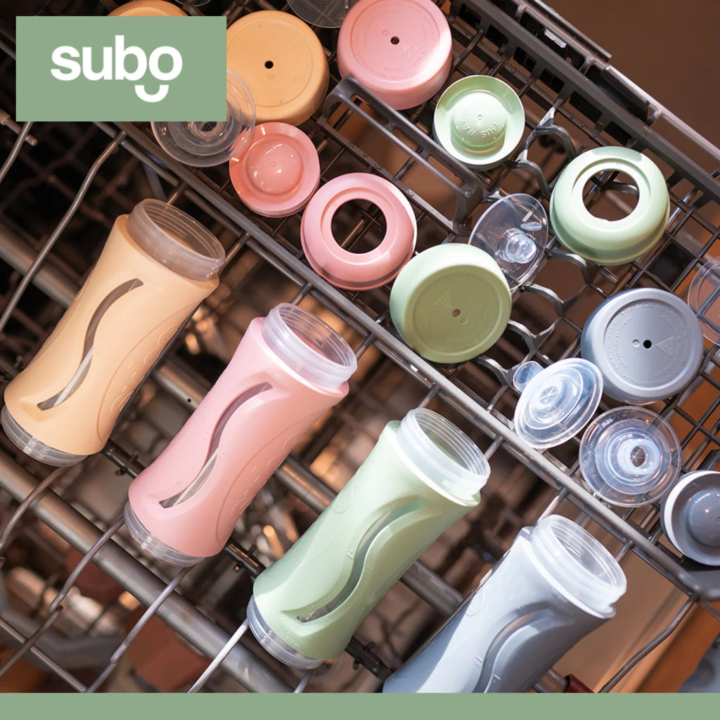 Baby Food Bottle Self Feeder Reusable Silicone Cup Sage J3360