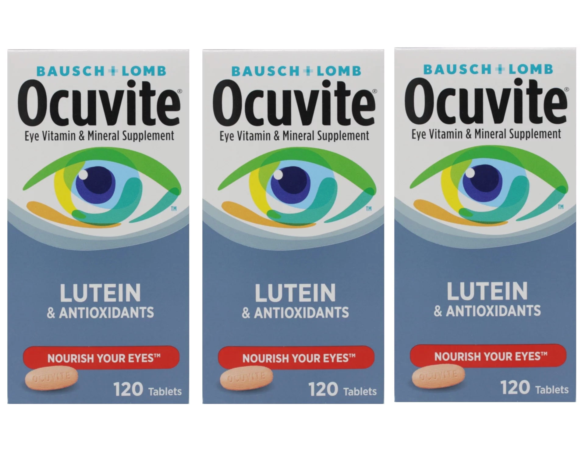 Ocuvite Tablets 120 Tablets (Pack of 3) Y411