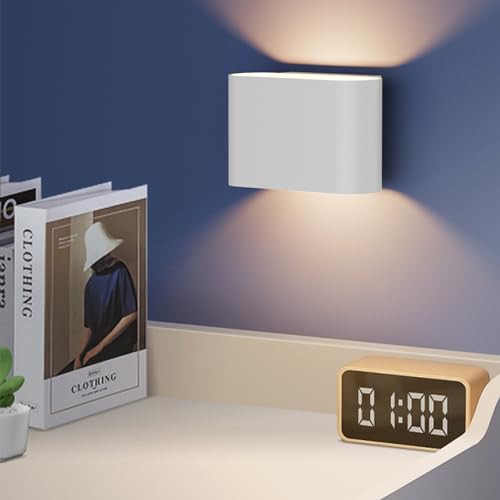 Black LED Wall Sconces 1 Pack Hardwired Up and Down Wall Mount Light Warm White 3000K with G9 Bulbs R66018