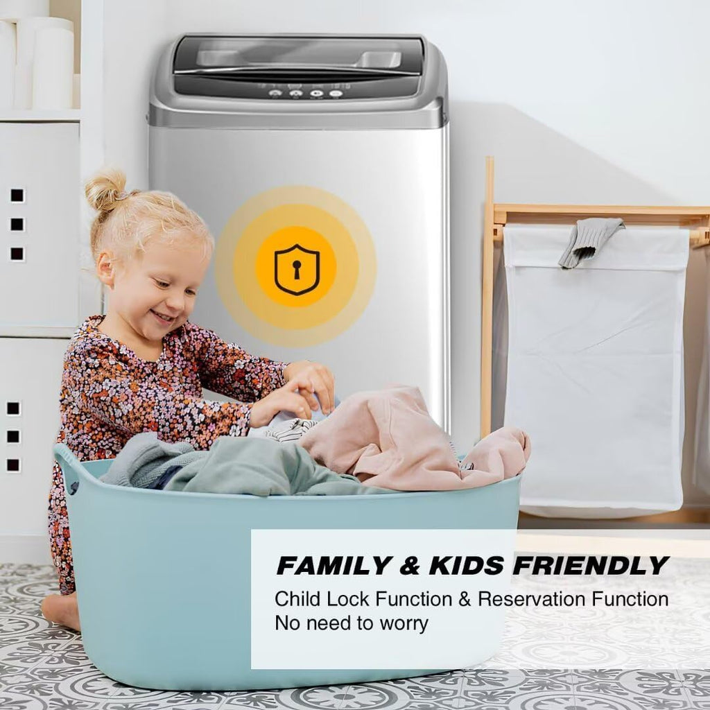 17.8LBS Washer and Dryer Combo with LED Display I1452