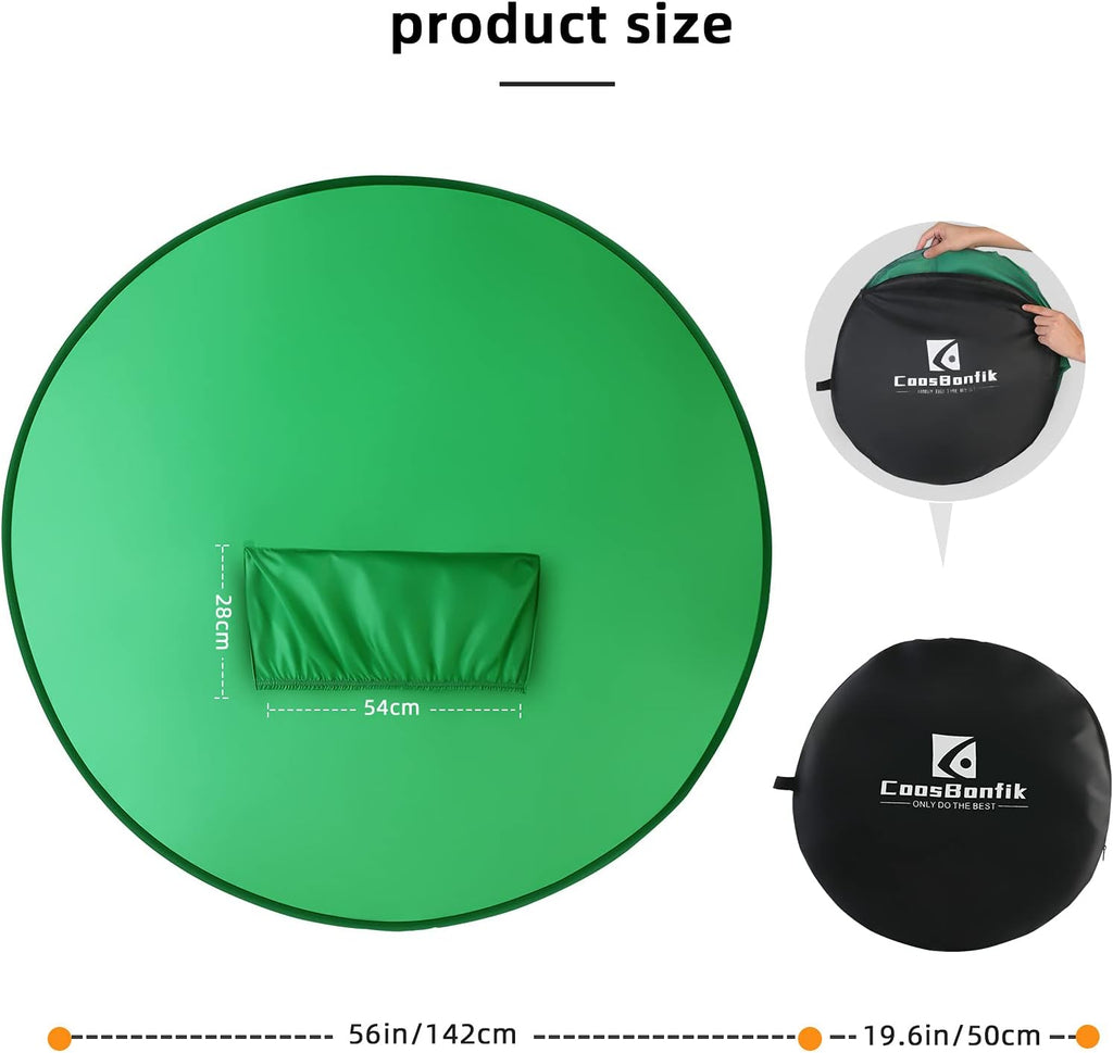 Portable Green Screen Backdrop (56'') Y73159