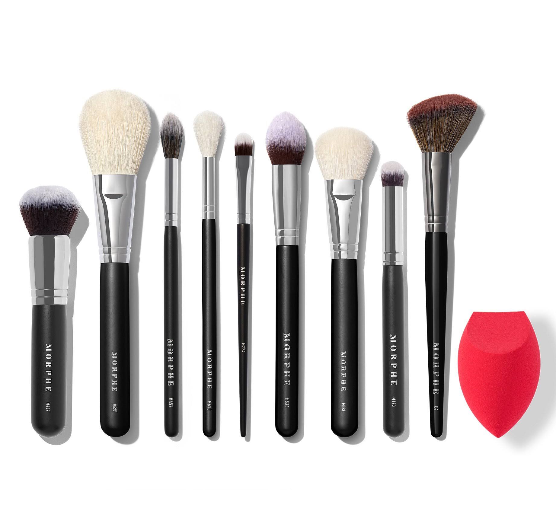 10-Piece Face Brush Set P628
