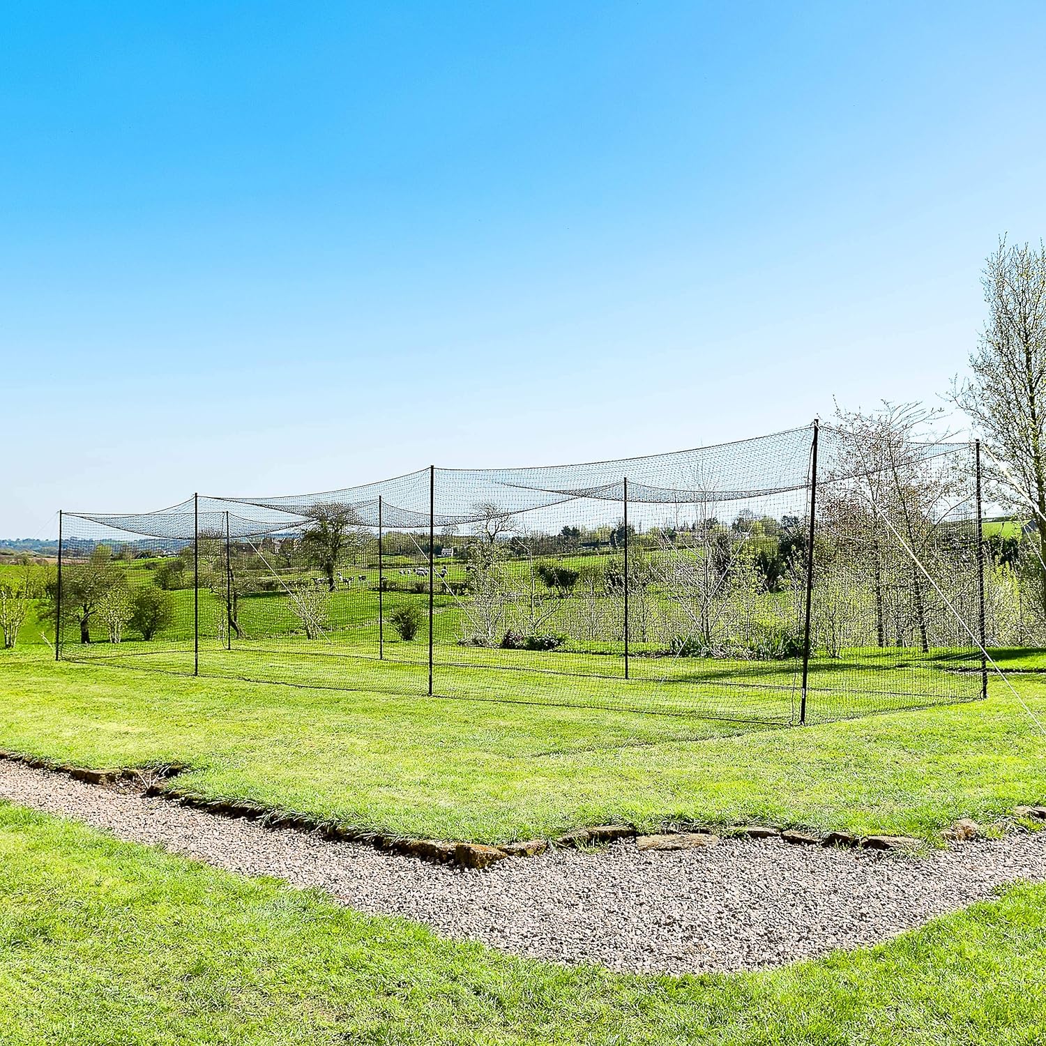 20’ 35’ 55’ 70’ Baseball Batting Cage with Steel Poles O701