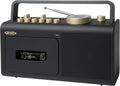 Portable Boombox AM/FM Radio & Tape Cassette Player with Aux Input & Built in Speakers X630070