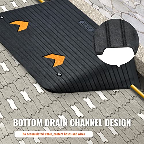 4" Rise Rubber Threshold Ramp W2164