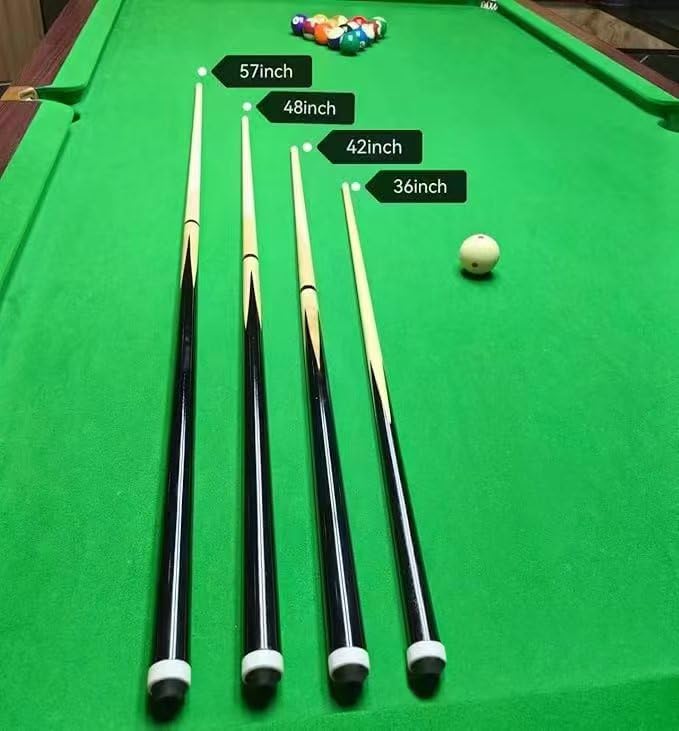 36inch 58inch Hardwood Billiard Cue Sticks Set of 2 I155