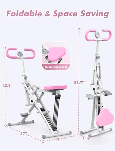 Squat Machine with Adjustable Resistance, 350lbs Capacity D7007