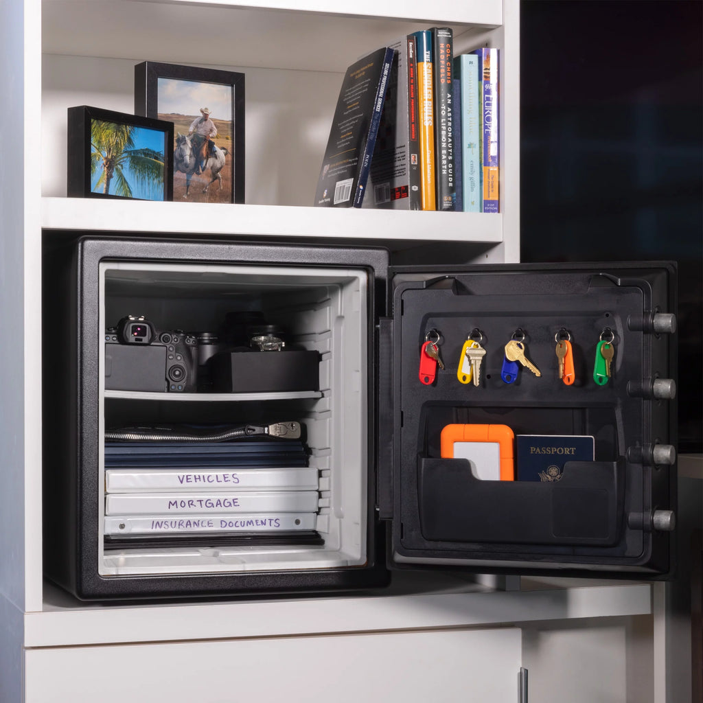 Water and Fire Resistant Safe with Digital Keypad Lock, 1.23 Cu. ft. B797543