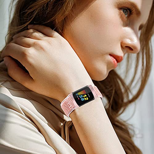 3-Pack Elastic Nylon & Silicone Bands for Fitbit Charge 6/ Charge 5 C3916