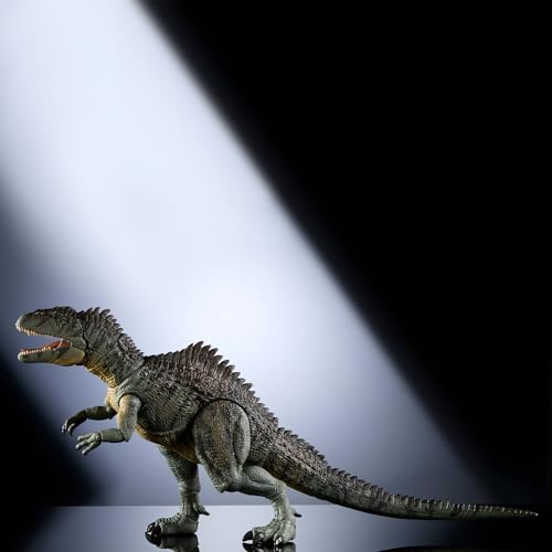 Giganotosaurus Dinosaur Figure, 21 Articulations, Glass Eyes, Wired Tail, Posable Tongue W949058