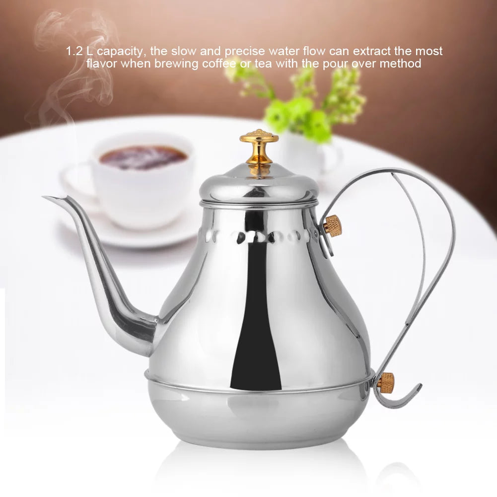 1.2L Stainless Steel Gooseneck Pour Coffee Kettle W15007