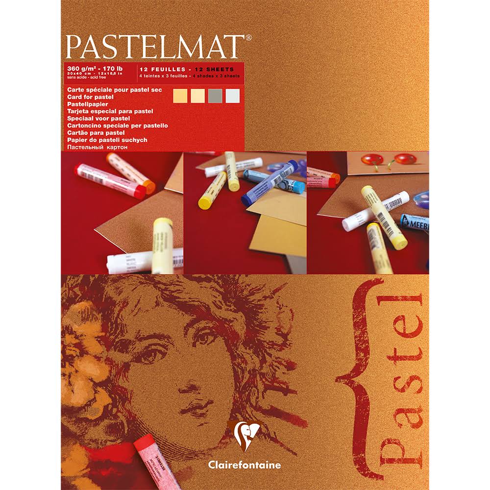 30x40cm 12 Sheets 360gsm Pastelmat Pad V83640